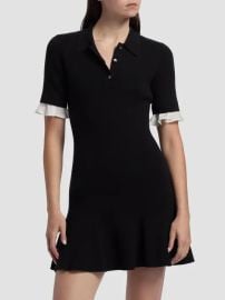 Cinq à Sept Keaton Knit Polo Minidress | Saks Fifth Avenue at Saks Fifth Avenue
